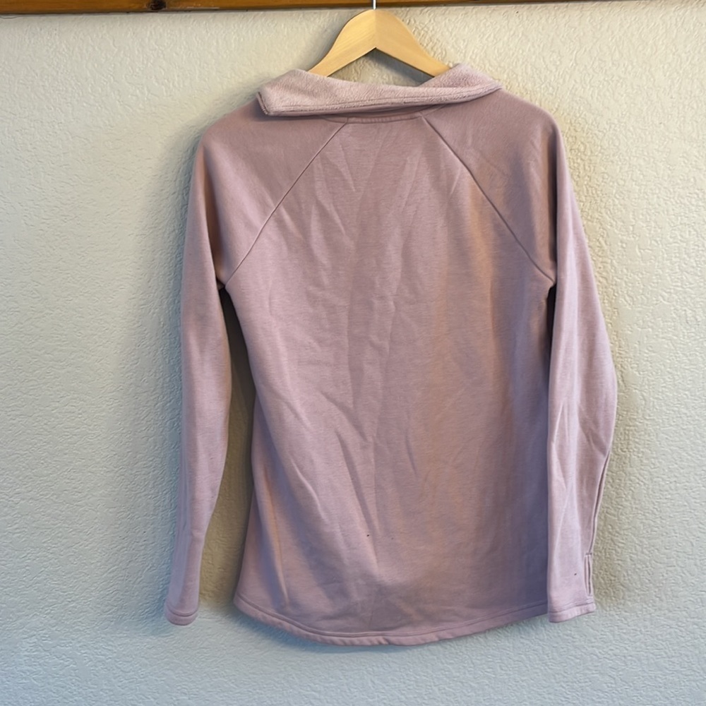 RBX zip up sweater fuzzy blush pink size small - Picture 10 of 12